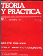 Teoría y Práctica, nº 1, 1976